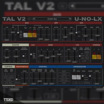 [合成器插件]Togu Audio Line TAL-U-NO-LX v3.2.2 [WiN, MacOSX]（17Mb）