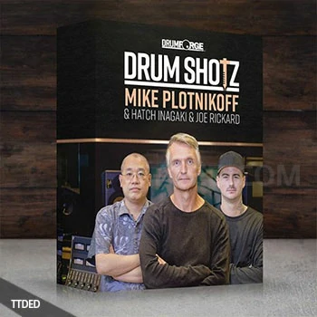 [摇滚金属鼓组采样]Drumforge DrumShotz Mike Plotnikoff Hatch Inagaki Joe Rickard [WAV]（28Mb）