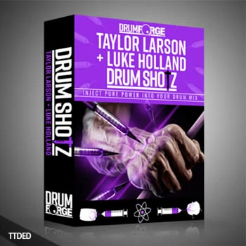 [金属摇滚鼓组采样]Drumforge DrumShotz Taylor Larson and Luke Holland [WAV]（15Mb）