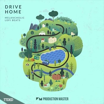 [嘻哈说唱低保真Beats采样]Production Master Drive Home Melancholic Lo-fi Beats [WAV]（1.05Gb）