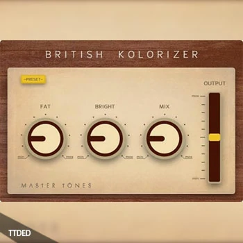 [智能饱和失真插件]Master Tones British Kolorizer v1.1.0 [WiN, MacOSX]（17Mb）