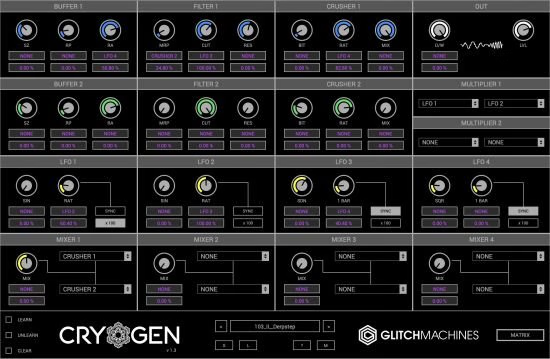 Glitchmachines Cryogen 1.4.0 破解版 – 模块化缓冲效果处理器