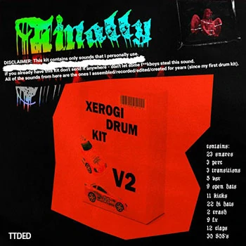 [Trap陷阱鼓组采样]XEROGI Drum Kit Vol.2 [WAV]（33Mb）