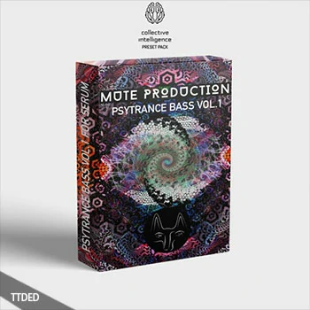[Serum预置迷幻恍惚舞曲Bass]Mute Production Psytrance Bass Vol.1（47Mb）