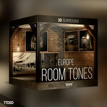 [欧洲环境3D环绕音效采样]Boom Library Room Tones Europe Stereo Edition and 3D Surround Edition [WAV]（57.06Gb）