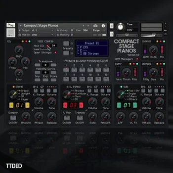 [CP88小型舞台钢琴音源]Júnior Porciúncula Compact Stage Pianos [KONTAKT]（6.02Gb）