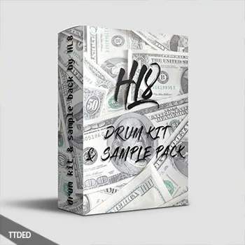 [嘻哈陷阱鼓组采样]HL8 UK Drill Drum Kit VOL. I [WAV]（127Mb）