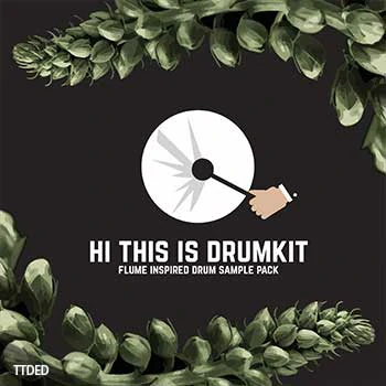 [说唱嘻哈陷阱鼓组采样]Oversampled Hi This Is Drumkit Flume Inspired Drum Sample Pack [WAV]（54Mb）
