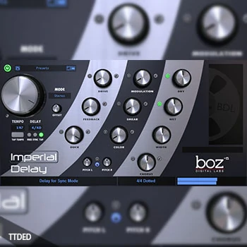 [延迟插件]Boz Digital Labs Imperial Delay v1.5.10 [WiN, MacOSX]（22Mb）