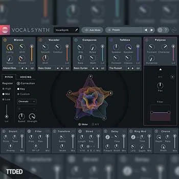 [电音人声合成效果器]iZotope VocalSynth Pro v2.3.0 CE [WiN]（36Mb）