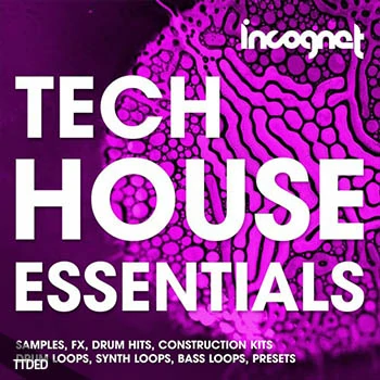[Techno-Tech-House素材+Sylenth1预置Massive预置]Incognet Tech House Essentials [WAV, MiDi]（190Mb）