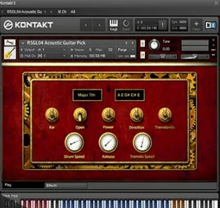 [原声钢弦吉他音源]Replika Sound Steel String Acoustic Guitar [KONTAKT]（1.9Gb）