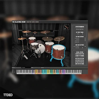[朋克摇滚鼓组音源]Room Sound Blasting Room Signature Series Drums v1.1 [KONTAKT]（3.82Gb）