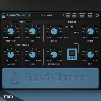 [鼓合成器插件]AudioThing Hand Clapper v1.2.0 [WiN, MacOSX]（49Mb）