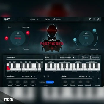 [动感鼓机音源插件]UJAM Beatmaker NEMESIS v2.1.2 [WiN, MacOSX]（101Mb）