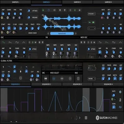 混合采样器插件 – Glitchmachines Polygon v. 2.1.0 Win/Mac