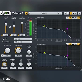 [混响效果器插件]Acon Digital Verberate 2 v2.0.4 [WiN, MacOSX]（33Mb）