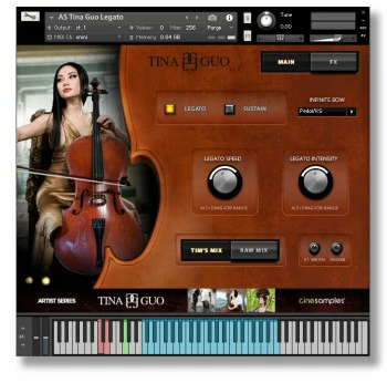 Cinesamples Tina Guo Acoustic Cello Legato v1.4 KONTAKT PROPER