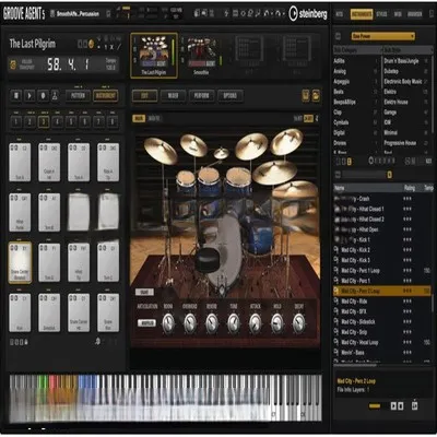 斯坦伯格鼓 – Steinberg Groove Agent 5.1.10 MacOS WIN
