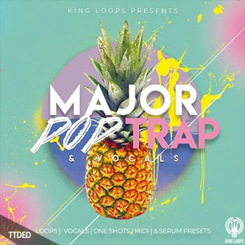 [流行嘻哈RnB人声素材+Spire预置Serum预置]King Loops Major Pop Trap and Vocals [WAV, MiDi]（633Mb）