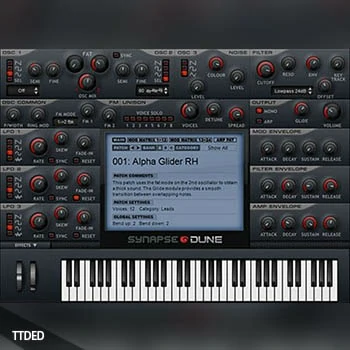 [混合合成器插件]Synapse Audio Dune v1.4.0 WORKING  v1.4.0 R2 [WiN, MacOSX]（15Mb）