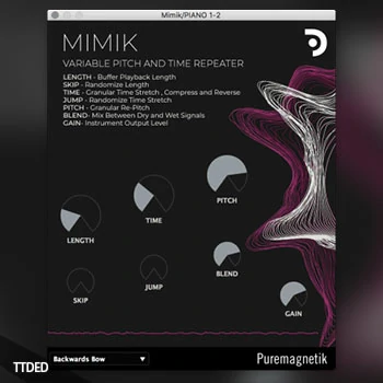 [可变音高时间中继器插件]Puremagnetik Mimik v1.0.1 RETAiL [WiN, MacOSX]（34Mb）