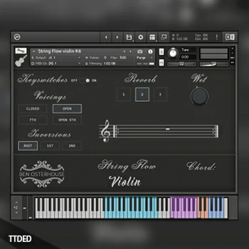 [小提琴音源]Ben Osterhouse String Flow Violin v1.3.1 [KONTAKT]（856Mb）