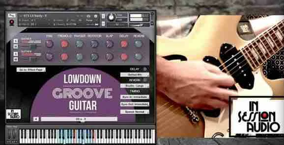 In Session Audio Lowdown Groove Guitar and Direct KONTAKT 流行节奏吉他