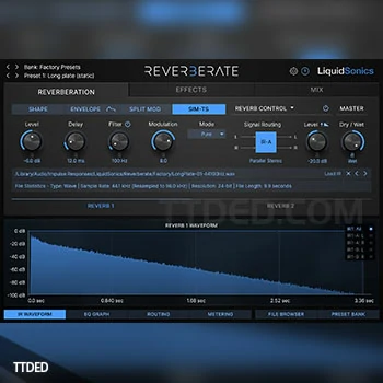 [Reverberate混响扩展库]LiquidSonics Reverberate v3.1.2 Library v3.1.0 [WiN]（9.68Gb）