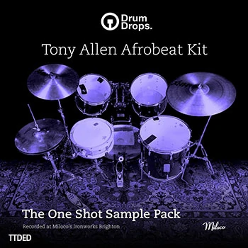[Afrobeat非洲节奏打击乐采样]DrumDrops Tony Allen Afrobeat Kit One Shot Pack [WAV]（53Mb）