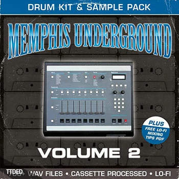 [嘻哈陷阱鼓组采样]Loaded Samples Memphis Underground Volume 2 Drum Kit [WAV]（68Mb）