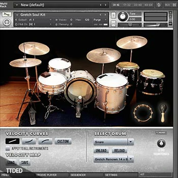 [复古鼓组音源]DrumDrops Memphis Soul Kit The Kontakt 5 Pack [KONTAKT]（1.82Gb）