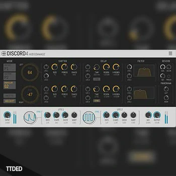 [复合移调效果器]Audio Damage AD044 Discord4 v4.1.0 v4.1.1 [WiN, MacOSX]（36Mb）