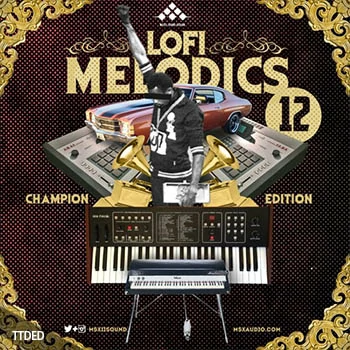 [HipHop-Trap-RnB低保真旋律采样]MSXII Sound Design Lofi Melodics 12 [WAV]（77Mb）