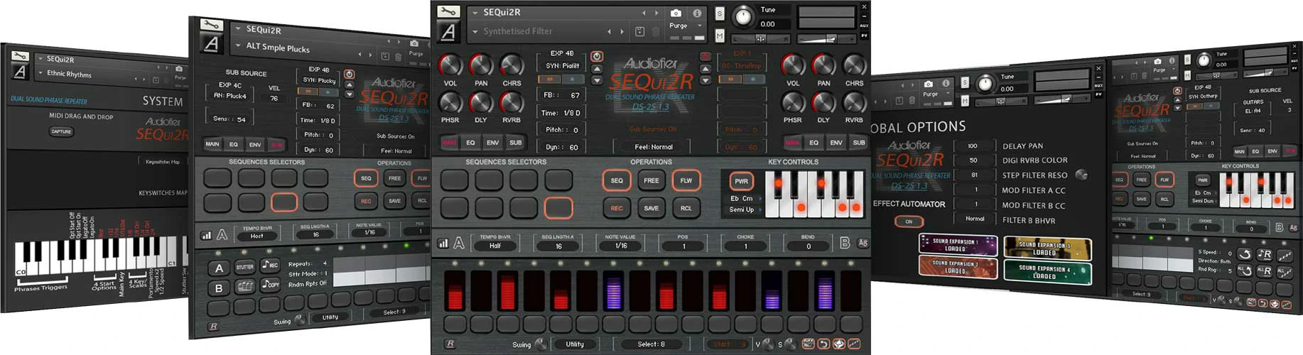 音序器 – Audiofier SEQui2R EX v1.3 KONTAKT