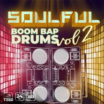 [嘻哈说唱采样]Epic Stock Media Soulful Boom Bap Drums Vol.2 [WAV]（18Mb）