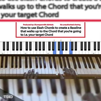 [教程]Udemy How to use Slash Chords To Create Unique Sounds and Basslines（7.19Gb）