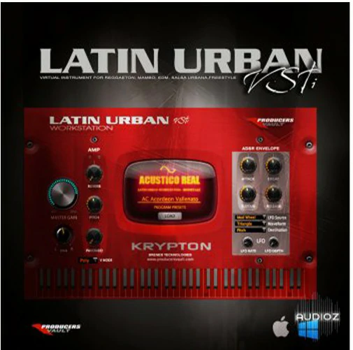 电子综合音源Producers Vault Latin Urban v1.5  只支持PC