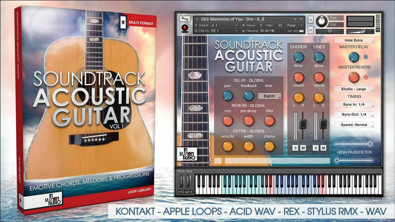 In Session Audio Soundtrack Acoustic Guitar 木吉他素材