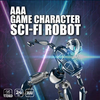 [游戏角色科幻机器人FX采样]Epic Stock Media AAA Game Character Sci Fi Robot [WAV]（247Mb）
