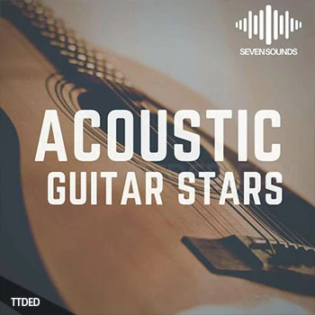 [流行RnB吉他采样]Seven Sounds Acoustic Guitars Star [WAV]（159Mb）