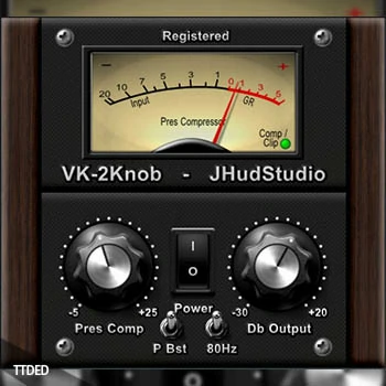 [人声压缩器]Jhud Studio VK-2Knob v1.2 [WiN]（7Mb）