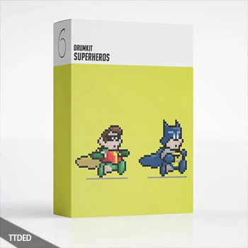 [Trap陷阱鼓采样包]6ix Kits Superheros Drum Kit [WAV]（3Mb）