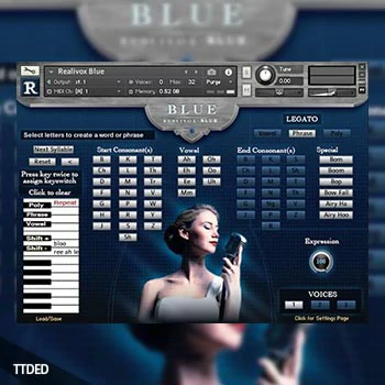 [女声歌声合成器音源]RealiTone RealiVox Blue [KONTAKT]（1.81Gb）