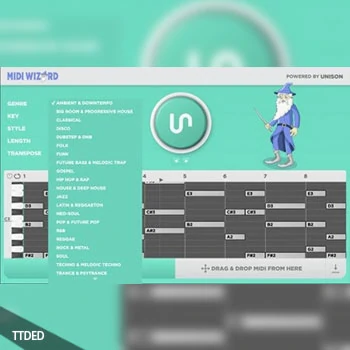 [和弦旋律生成器工具]Unison MIDI Wizard v1.1.25 [WiN]（22Mb）