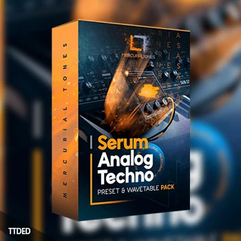 [科技浩室素材Serum预置]Mercurial Tones Xfer Serum Analog Techno Presets [WAV, MiDi]（297Mb）