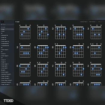 [吉他和弦图工具]JSplash GitLib Chords Pro v1.3.1 [MacOSX]（5Mb）