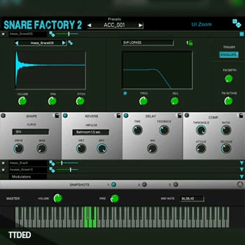 [军鼓音色插件]Channel Robot Snare Factory 2 v1.0.0 [WiN, MacOSX]（114Mb）
