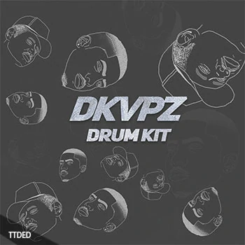 [嘻哈RnB鼓组采样]DKVPZ Drum Kit Vol.1 [WAV]（132Mb）