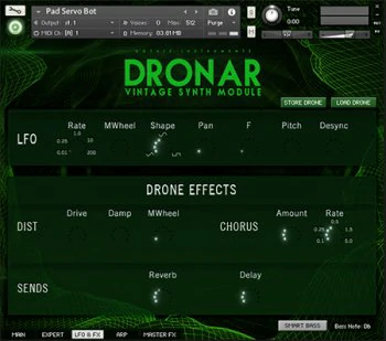 Gothic Instruments DRONAR Vintage Synth KONTAKT